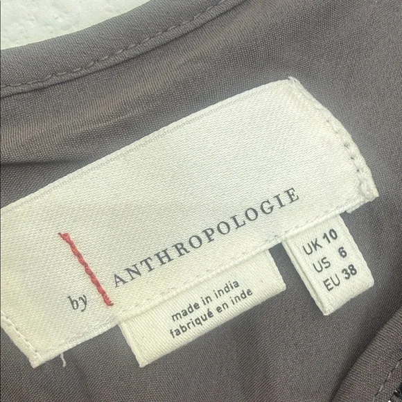 Anthropologie Metallic Sequin Grey Camisole - Picture 2 of 5